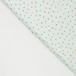 Maille Peluche Oeko-Tex® Gouttelettes Vert - Ribes y Casals