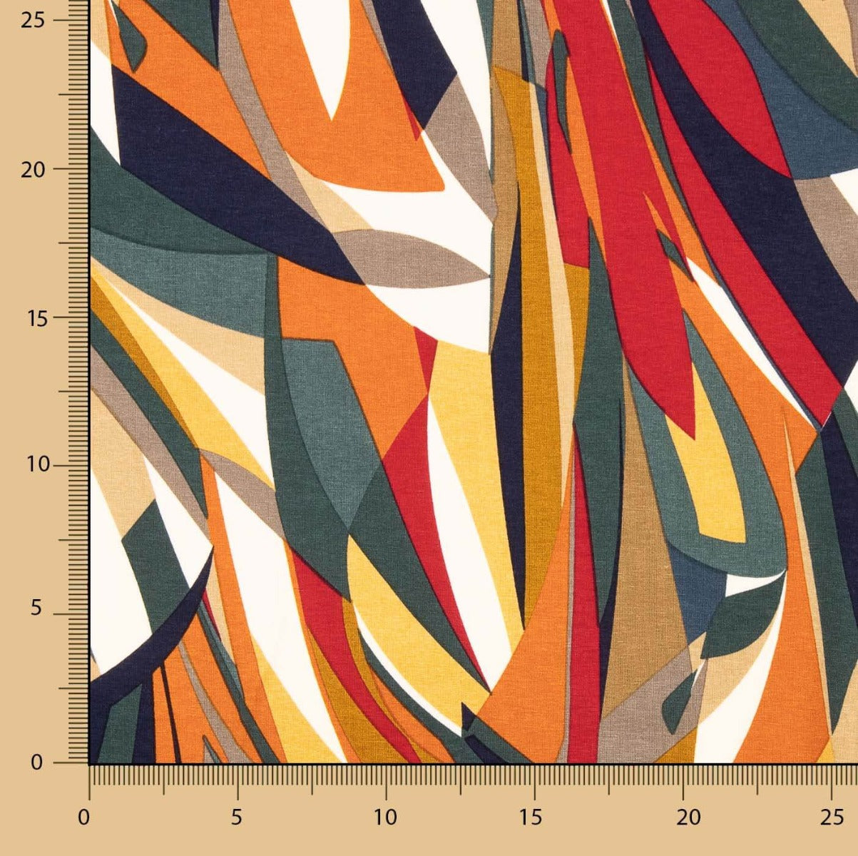 Tricot de viscose abstrait Multicolore - Ribes y Casals