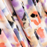 Tricot Viscose Floral Aigue-Marine - Ribes y Casals