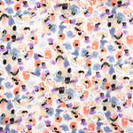 Tricot Viscose Floral Aigue-Marine - Ribes y Casals