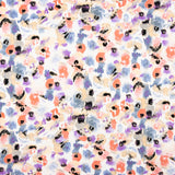 Tricot Viscose Floral Aigue-Marine - Ribes y Casals