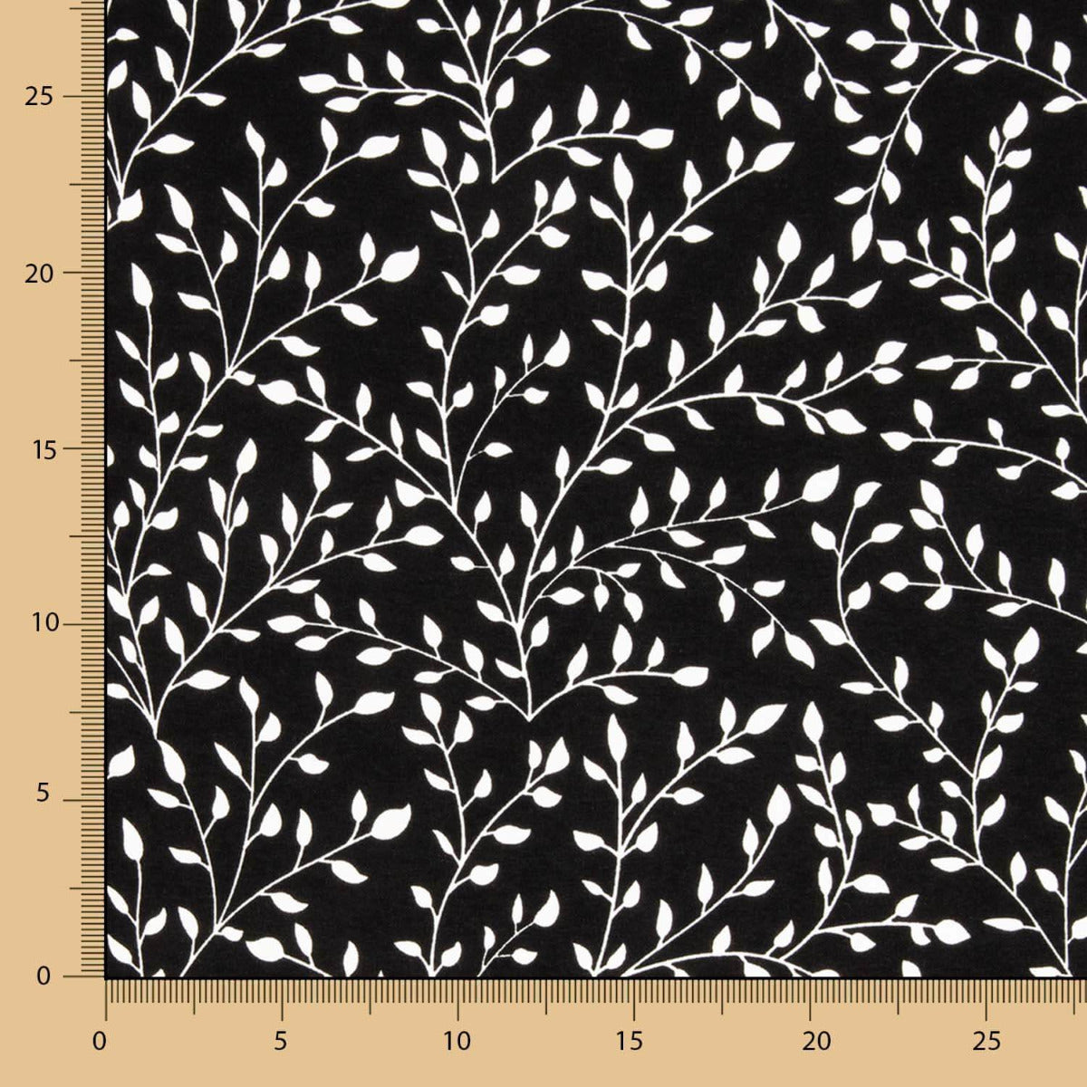 Maille Viscose Branches Noires - Ribes y Casals