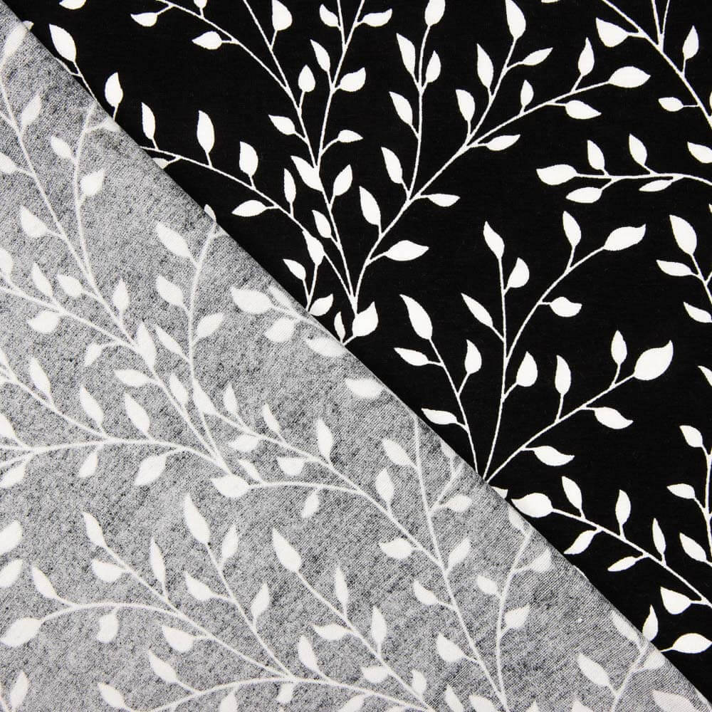 Maille Viscose Branches Noires - Ribes y Casals