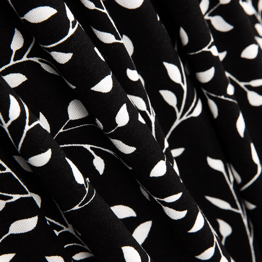 Maille Viscose Branches Noires - Ribes y Casals