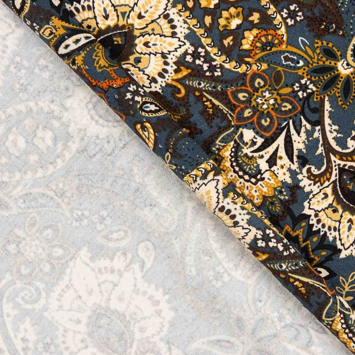 Maille Viscose Cachemire Bleuâtre - Ribes y Casals