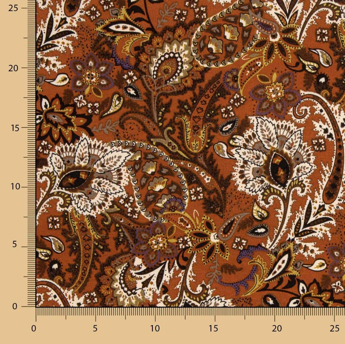 Maille Viscose Cachemire Rouille - Ribes y Casals