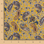 Jersey Viscose Cachemire Ocre - Ribes y Casals