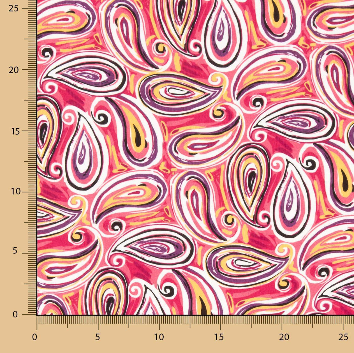 Tricot de viscose imprimé Helga - Ribes y Casals