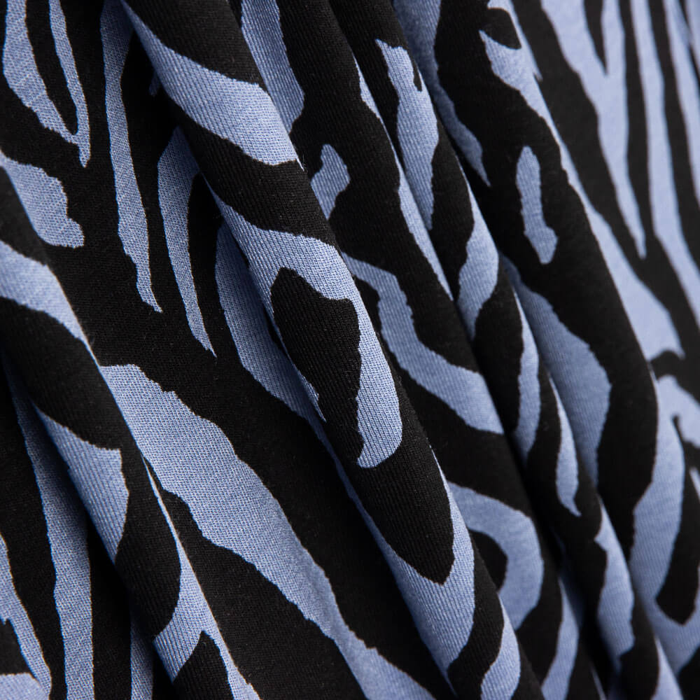 Maille Viscose Bleu Félin - Ribes y Casals