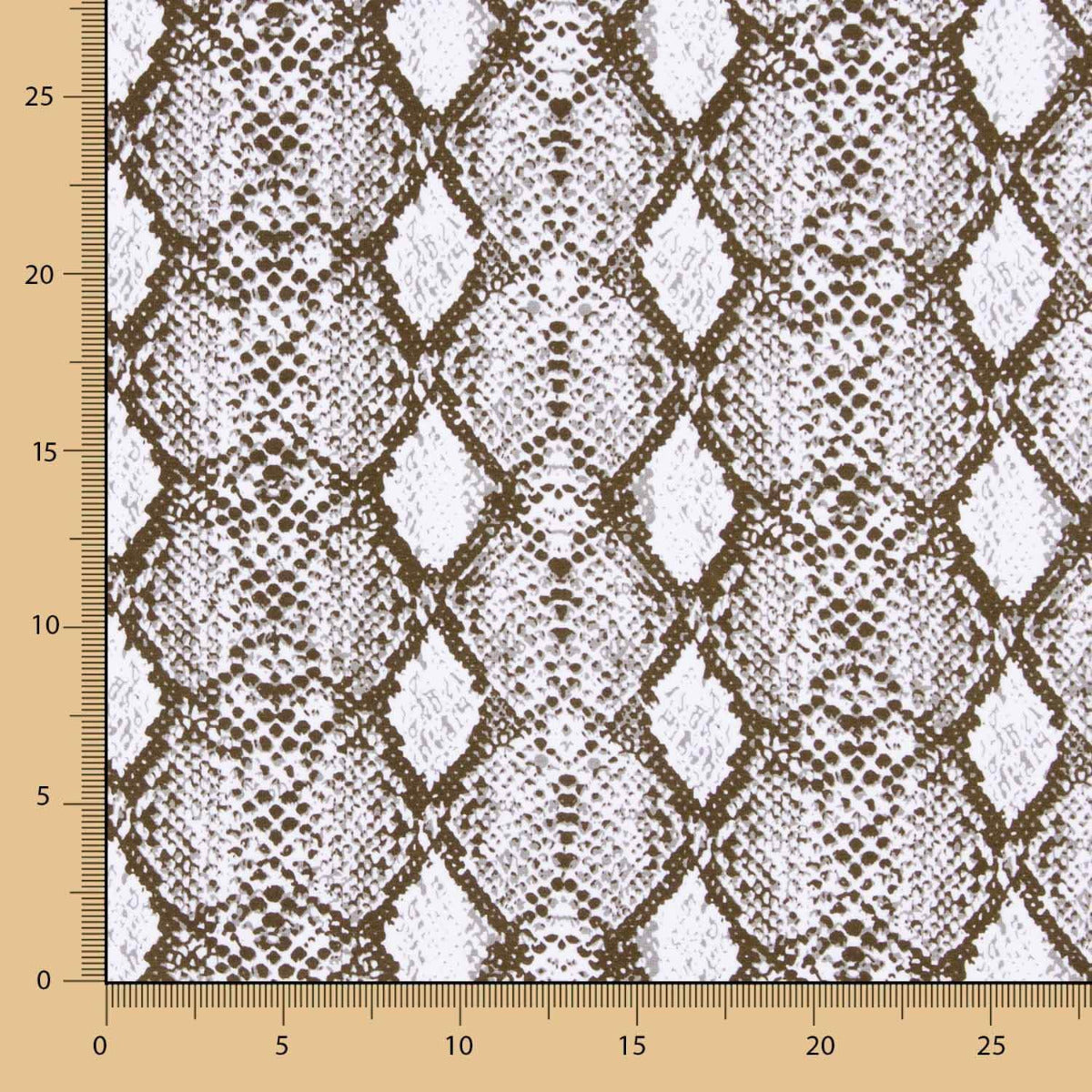 Tricot de Viscose Ikat Marron - Ribes y Casals