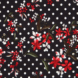 Tricot Viscose Fleurs et Pois - Ribes y Casals