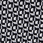 Tricot Viscose Géo Noir Gris - Ribes y Casals