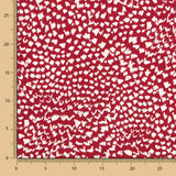 Tricot Viscose Ikat Grenat - Ribes y Casals