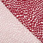 Tricot Viscose Ikat Grenat - Ribes y Casals