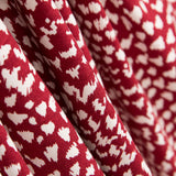 Tricot Viscose Ikat Grenat - Ribes y Casals