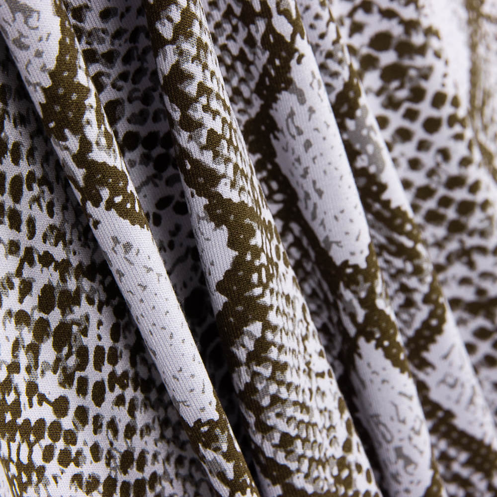 Tricot de Viscose Ikat Marron - Ribes y Casals