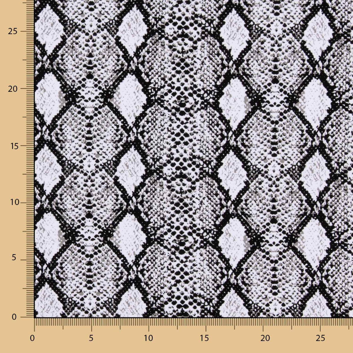 Tricot Viscose Ikat Noir - Ribes y Casals