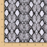 Tricot Viscose Ikat Noir - Ribes y Casals