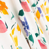 Tricot Viscose Jardin Blanc - Ribes y Casals