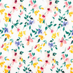 Tricot Viscose Jardin Blanc - Ribes y Casals