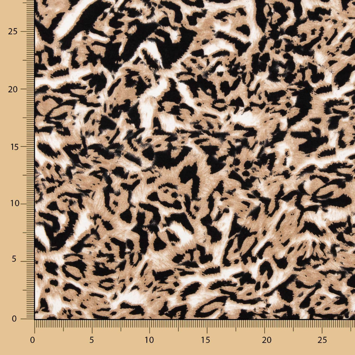 Tricot Viscose Léopard Beige - Ribes y Casals