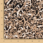 Tricot Viscose Léopard Beige - Ribes y Casals