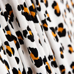 Tricot Viscose Léopard Blanc - Ribes y Casals