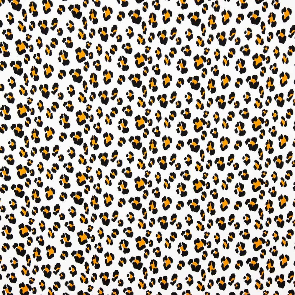 Tricot Viscose Léopard Blanc - Ribes y Casals