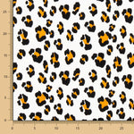 Tricot Viscose Léopard Blanc - Ribes y Casals