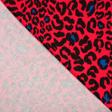 Point Viscose Léopard Rouge - Ribes y Casals