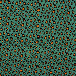 Tricot Viscose Léopard Vert Menthe - Ribes y Casals