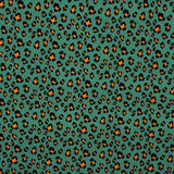 Tricot Viscose Léopard Vert Menthe - Ribes y Casals