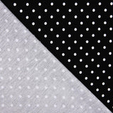 Maille Viscose Mini Pois Noir - Ribes y Casals