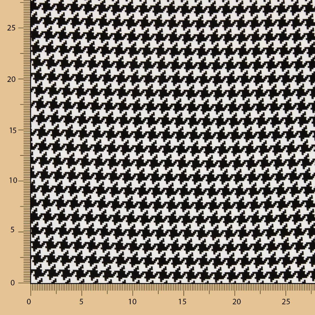 Maille Viscose Pied-de-Poule Blanc - Ribes y Casals