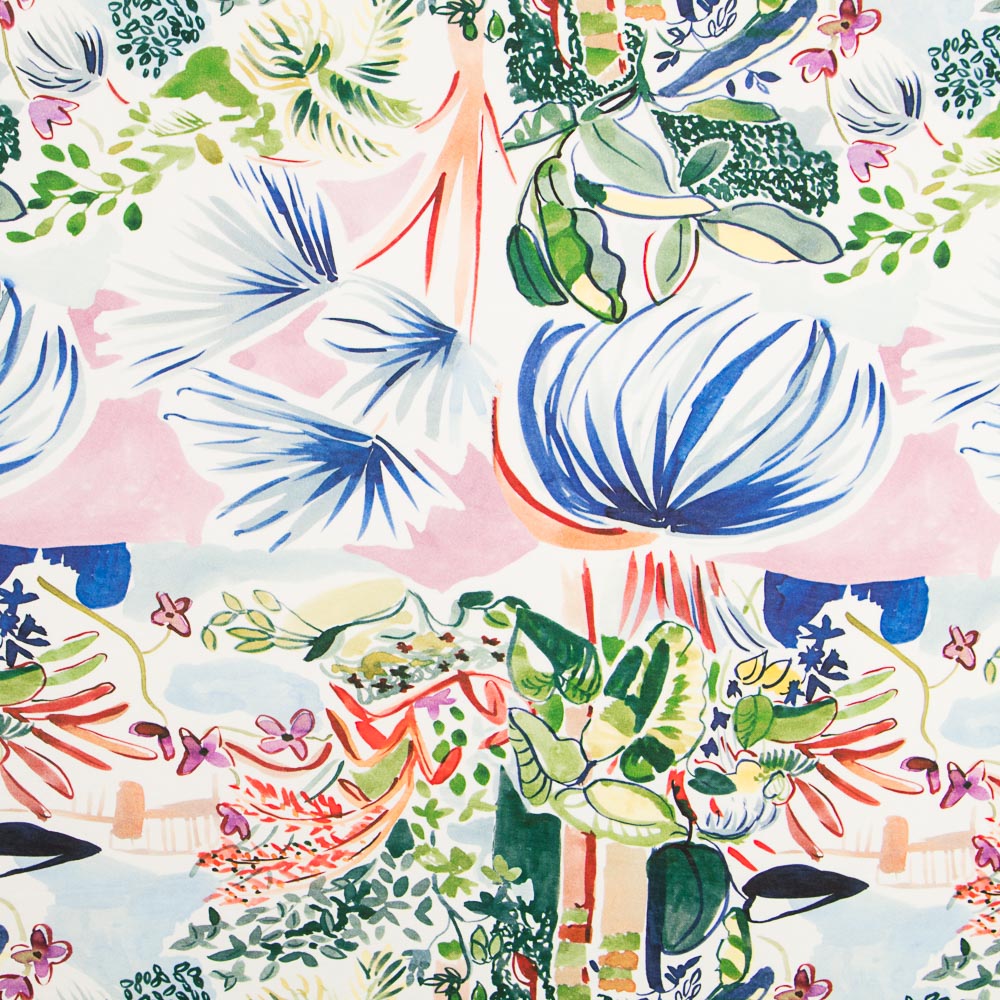Tricot Viscose Peintures Floral - Ribes y Casals