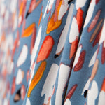 Tricot Viscose Plumes Bleu Gris - Ribes y Casals