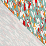 Tricot Viscose Plumes Vert - Ribes y Casals