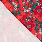 Tricot Viscose Printemps Rouge - Ribes y Casals