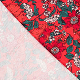 Tricot Viscose Printemps Rouge - Ribes y Casals