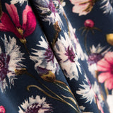 Tricot Viscose Printemps Bleu Nuit - Ribes y Casals