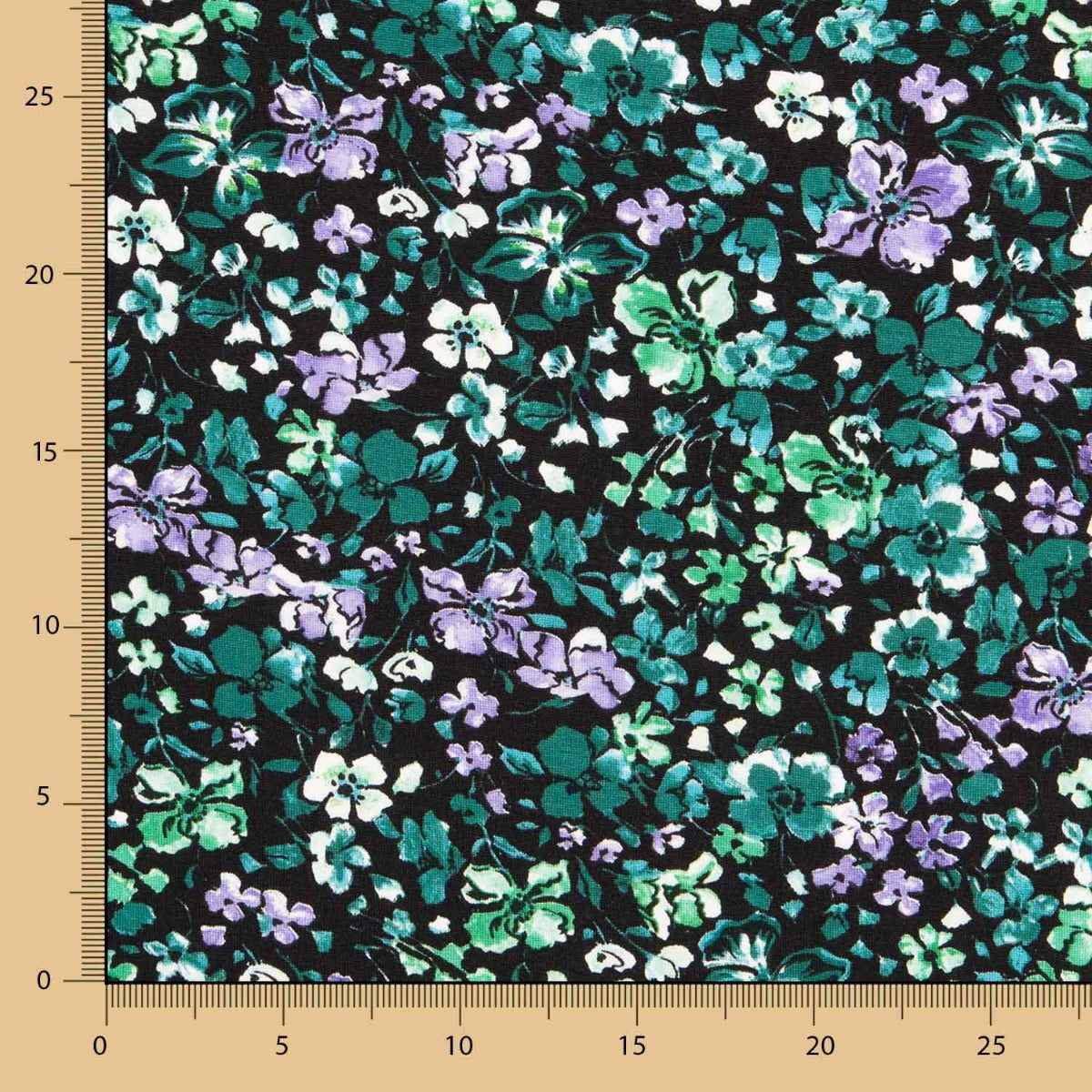 Tricot Viscose Vert Jungle - Ribes y Casals