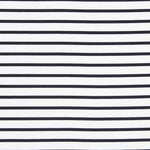 Tricot Viscose Rayures Noir - Ribes y Casals