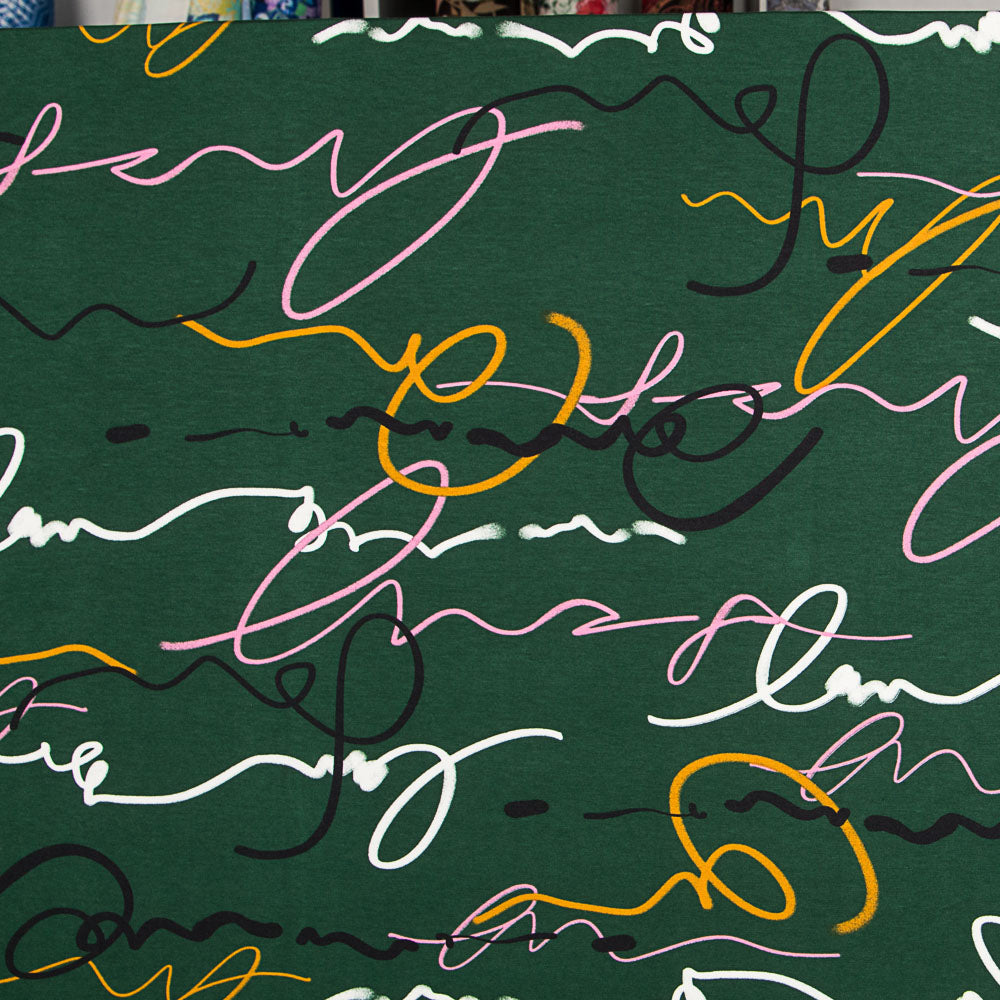 Tricot Viscose Tags Vert - Ribes y Casals