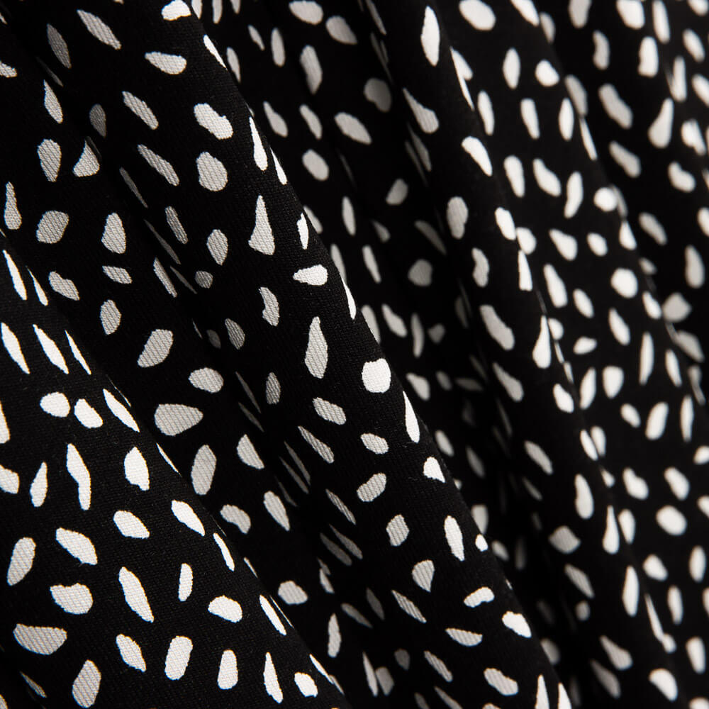 Maille Viscose Tears Blanc-Noir - Ribes y Casals