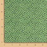 Maille Viscose Tears Noir-Vert - Ribes y Casals