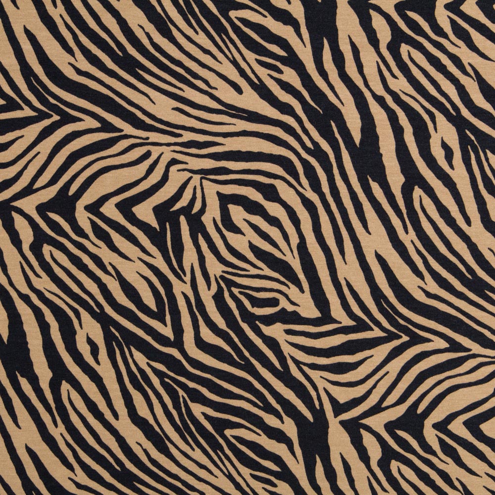 Tricot Viscose Tigre Beige - Ribes y Casals