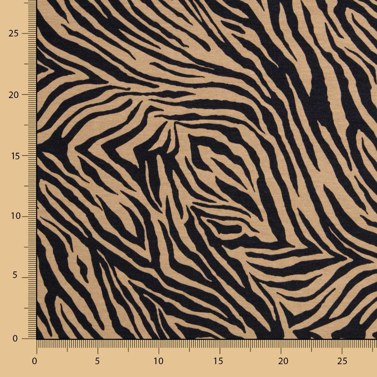 Tricot Viscose Tigre Beige - Ribes y Casals