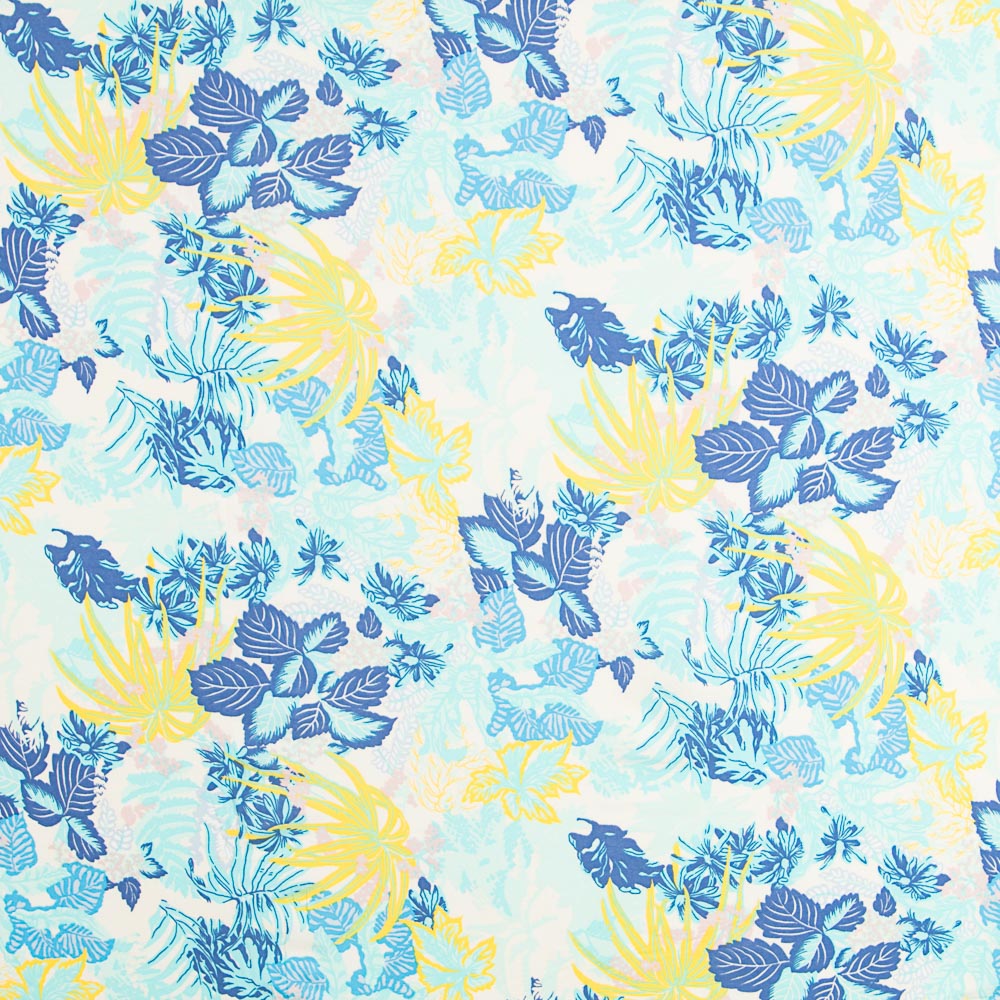 Tricot Viscose Tropical Turquoise - Ribes y Casals