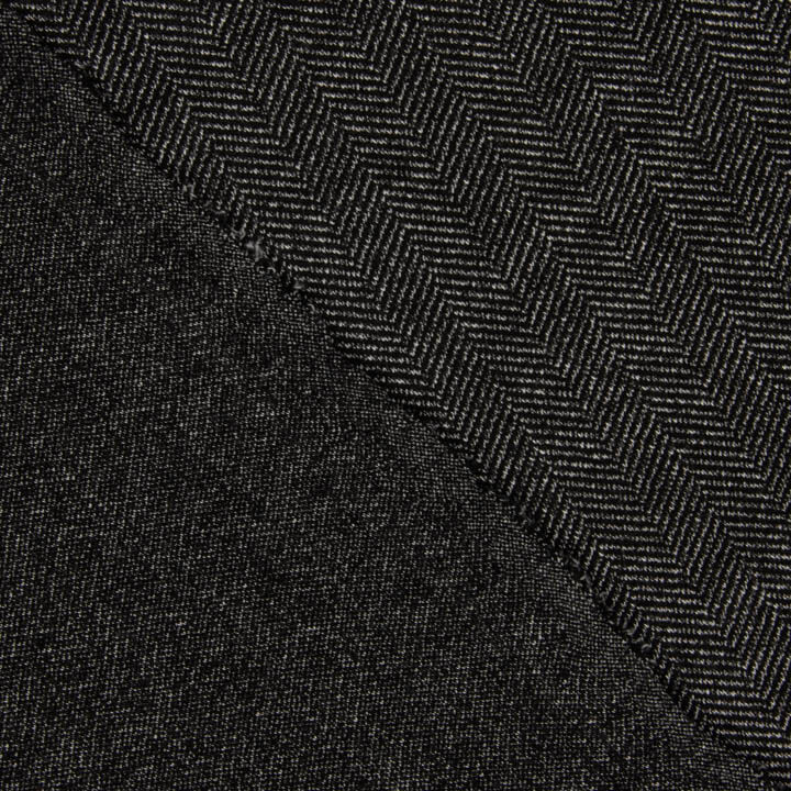 Jersey à chevrons Vigoré gris et noir bi-élastique - Ribes y Casals