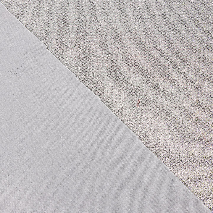 Jersey lamé pailleté gris - Ribes y Casals